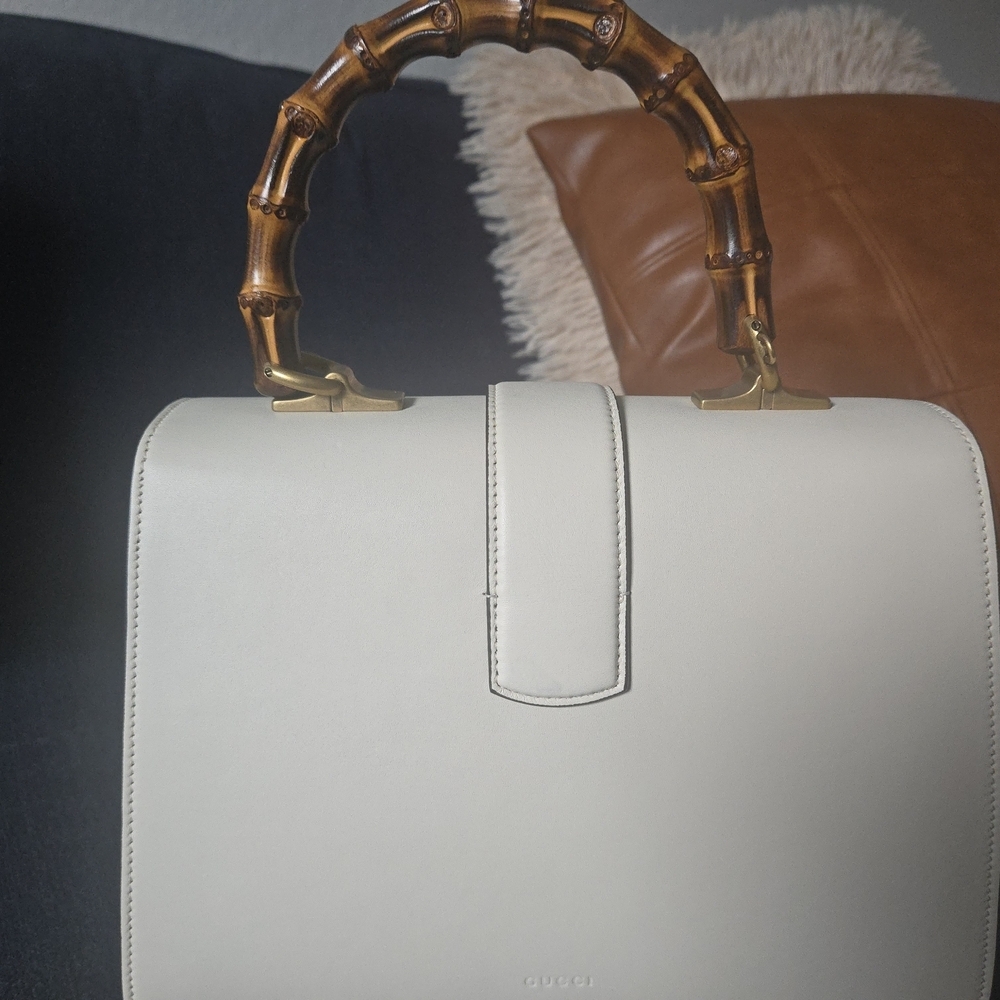 GUCCI Dionysus Bamboo Top Handle Handbag Full Inclusion - Picture 13 of 17